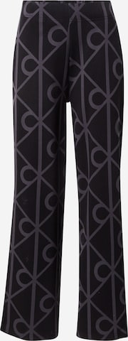 Calvin Klein Široký strih Nohavice - Čierna: predná strana