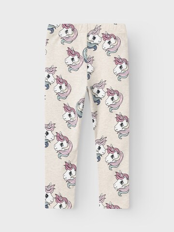 NAME IT Skinny Leggings 'SIMONE' in Beige