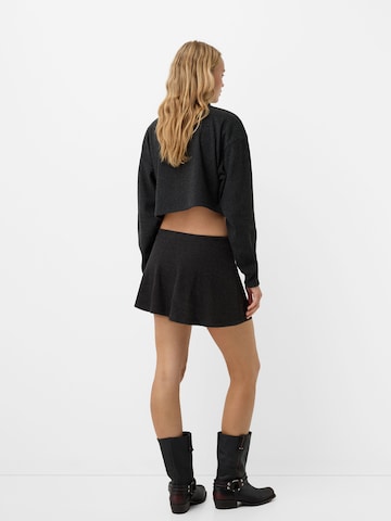 Jupe Bershka en gris