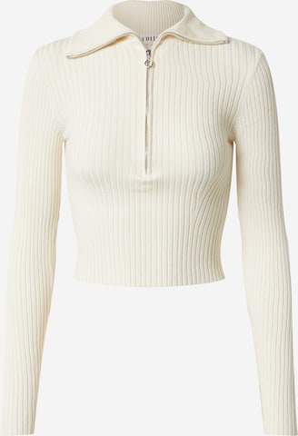 EDITED Sweater 'Fritzi' in Beige: front