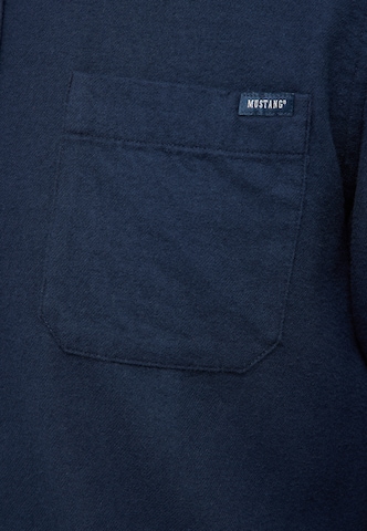MUSTANG Regular Fit Hemd in Blau