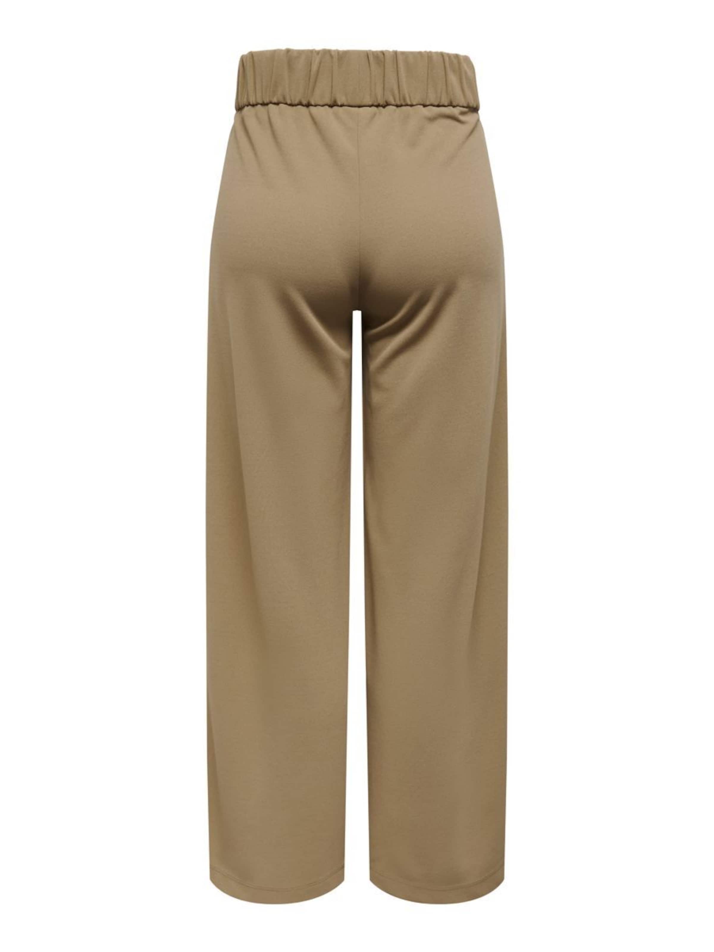 JDYWide Leg/ Široke nogavice Hlače s naborima 'JDYGeggo' - smeđa boja