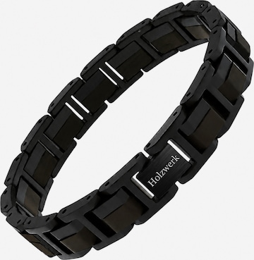 Bracelet 'TIEFSEE' Holzwerk en noir : devant
