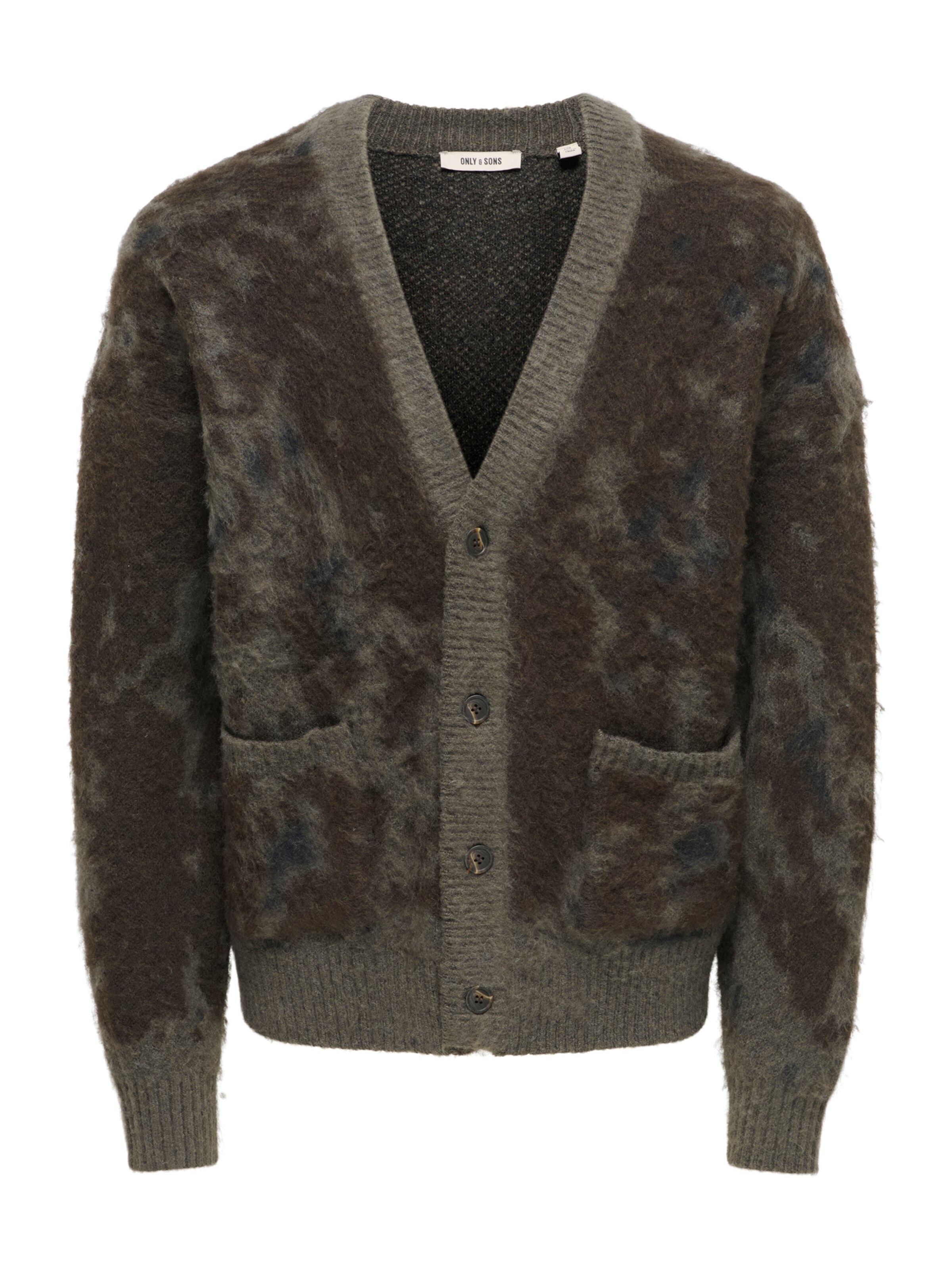 Only & Sons - Cárdigan 'ONSWILLIS' en verde: frente
