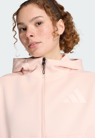 ADIDAS SPORTSWEAR - Sudadera con cremallera deportiva 'Z.N.E.' en rosa