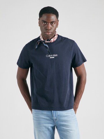 Maglietta di Calvin Klein Jeans in blu: frontale