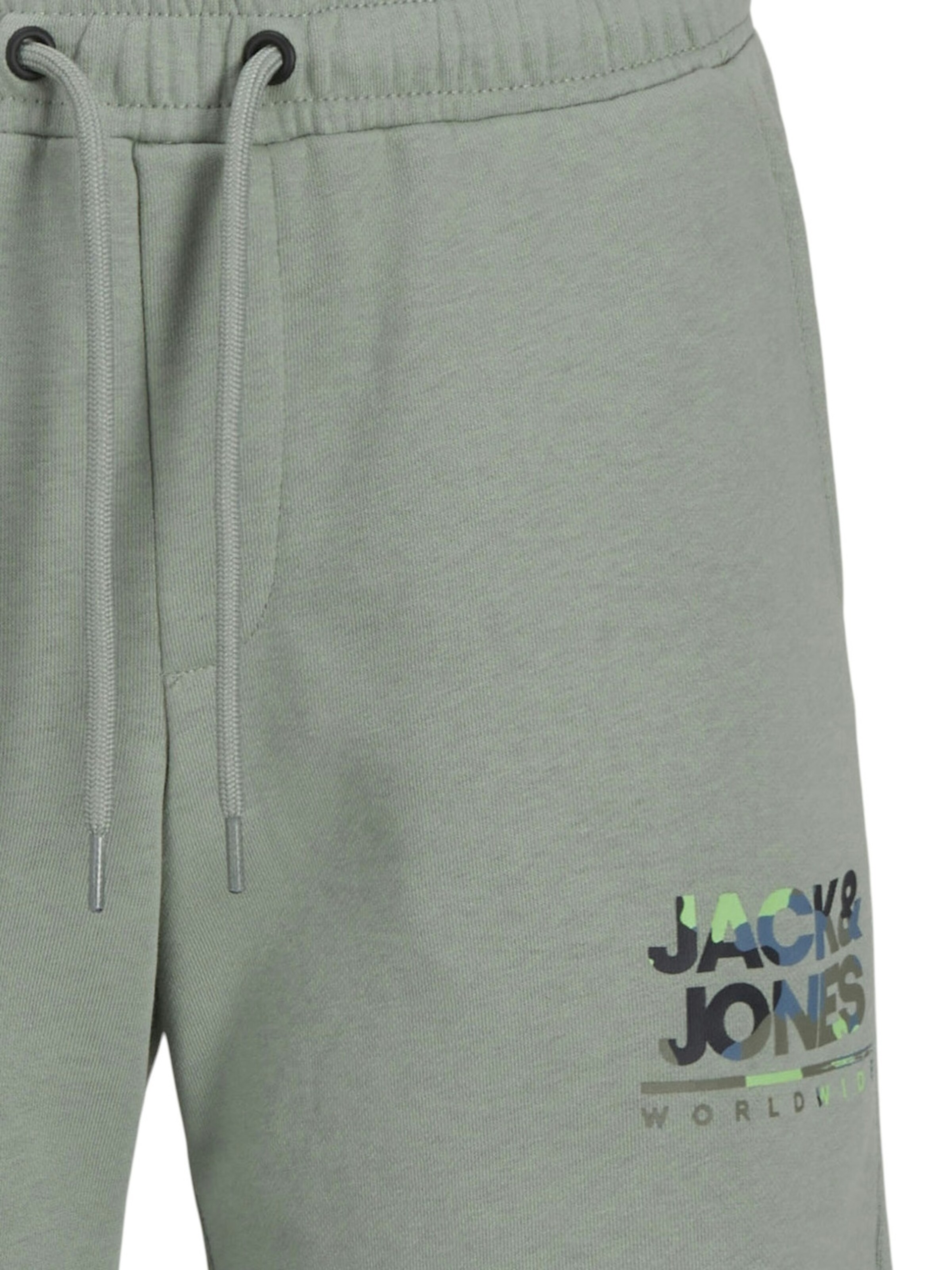 Jack & Jones Junior Slimfit Shorts 'Luke' in Grün