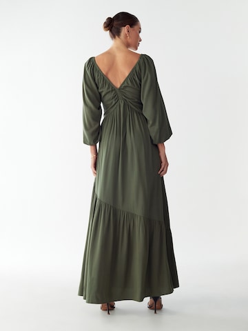 St MRLO Рокля 'PIPER' в зелено: отзад