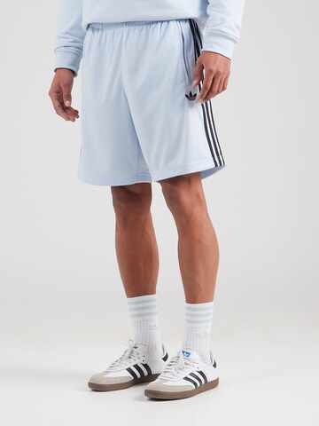 mėlyna ADIDAS ORIGINALS Standartinis Kelnės 'FIREBIRD': priekis