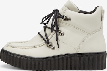 Marc O'Polo Lace-Up Ankle Boots in White: front