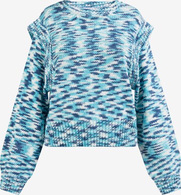 MYMO - Pullover em azul: frente