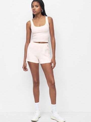 Pull&Bear Regular Trousers in Pink