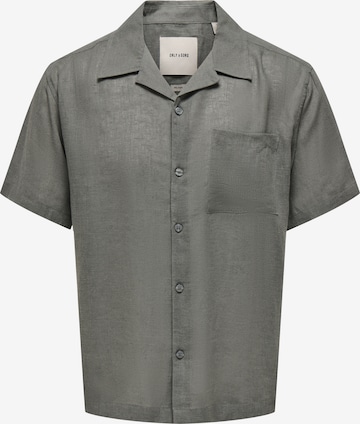 Only & Sons Srajca 'ONSLAURENCE' | siva barva: sprednja stran