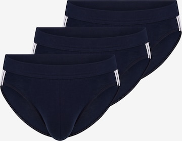 SCHIESSER Slip '95/5 Stretch - Organic Cotton' in Blau: Vorderseite