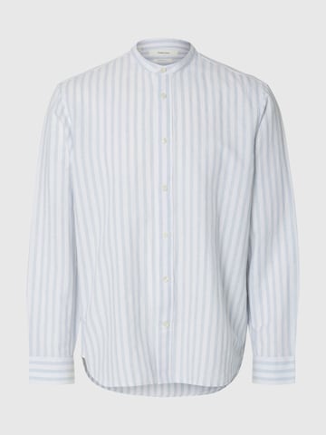 Coupe regular Chemise 'SLHClay' SELECTED en bleu