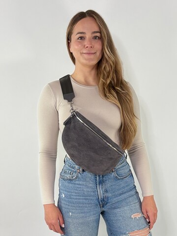 lePelou Gürteltasche 'ARIA large' in Grau