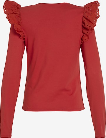 VILA Shirt in Red