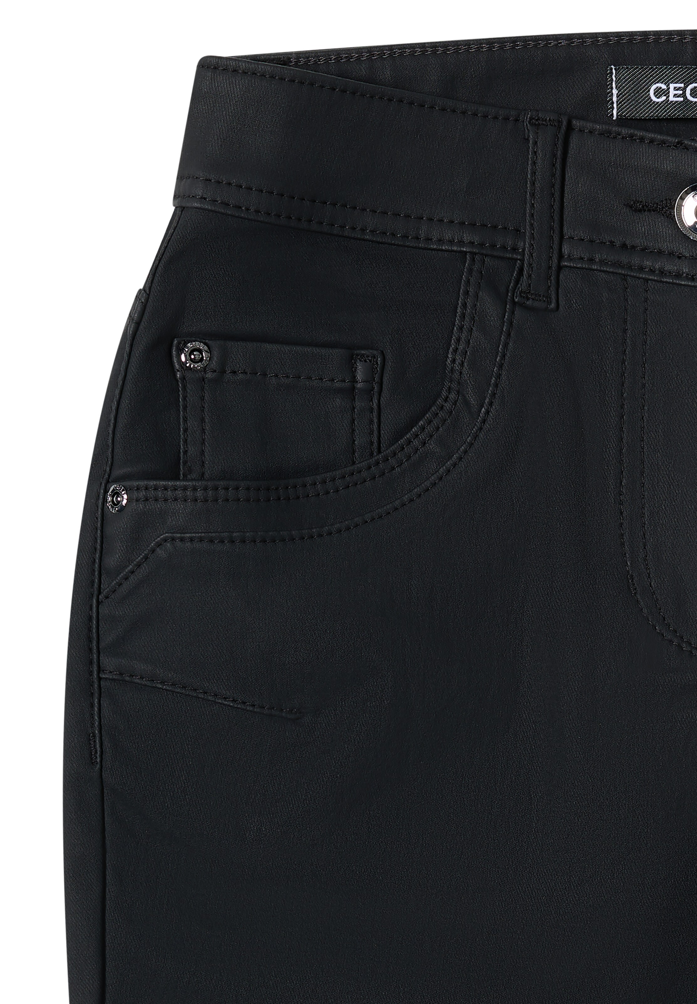 STREET ONE Slim fit Pants in Black