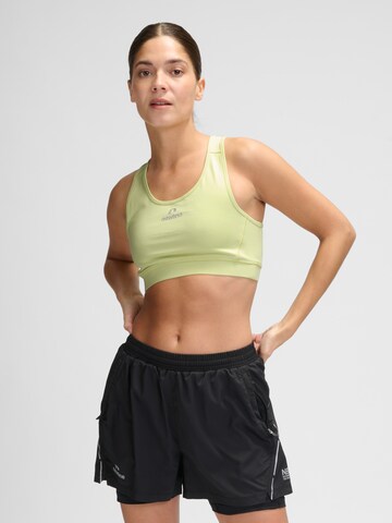 Bustier Soutien-gorge de sport Newline en vert : devant