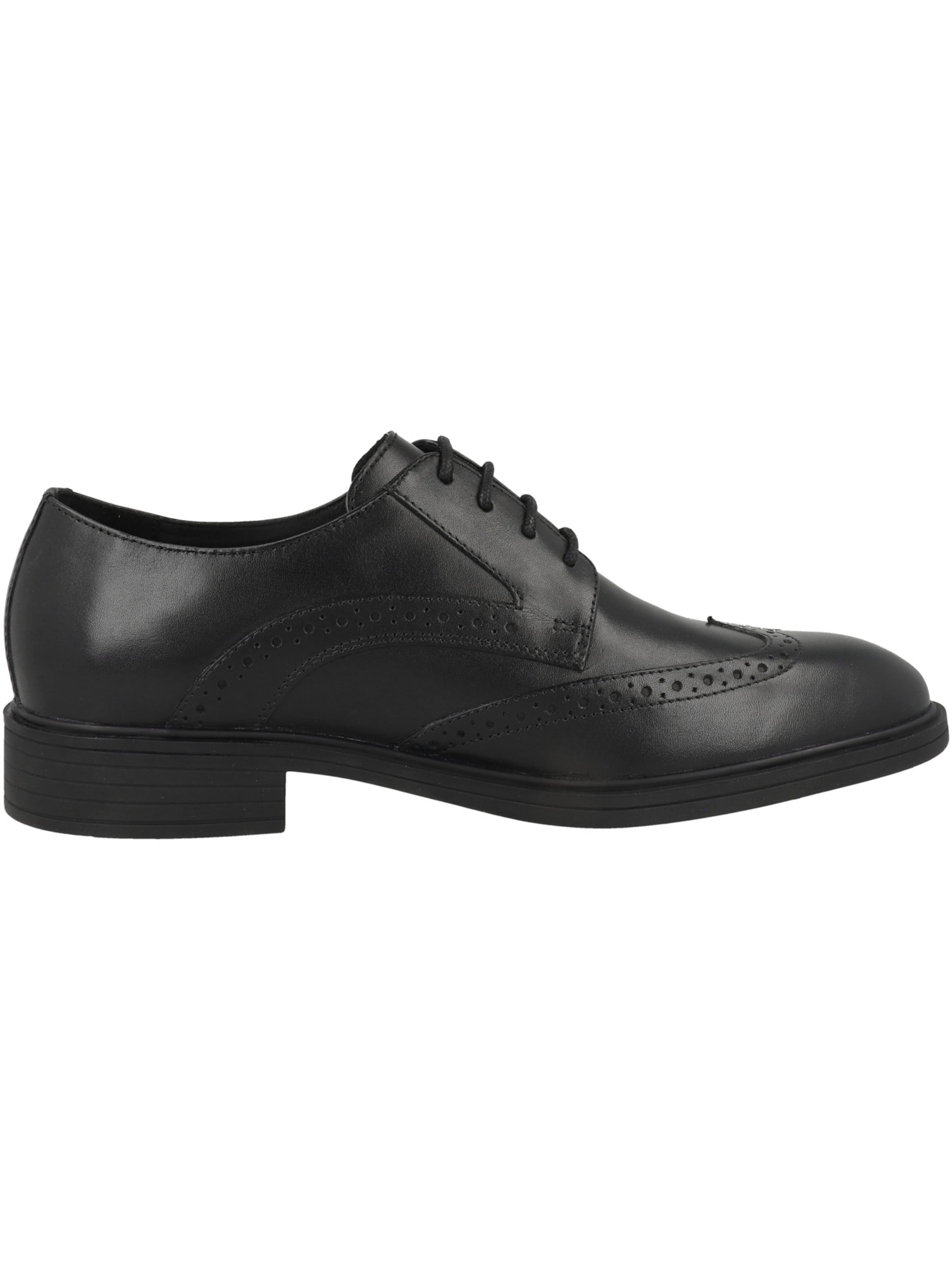 Chaussure à lacets 'Thorian' GEOX en noir