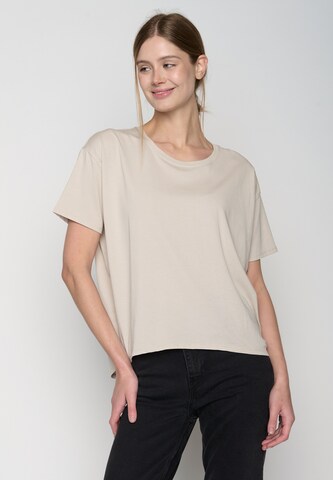 GREENBOMB T-Shirt ' Feel ' in Weiß: Vorderseite