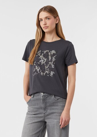 T-shirt COMMA en gris : devant