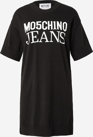 Moschino Jeans Strikkjole i sort: forside