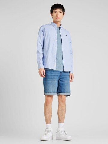 Springfield Regular Shorts 'RECONSIDER' in Blau