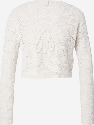 Cardigan 'DANA' ONLY en blanc : devant