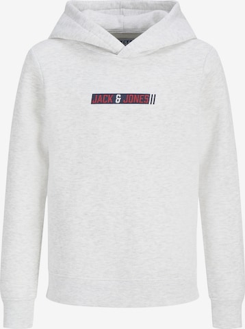 Jack & Jones Junior - Sweatshirt 'JJMUNK' em branco: frente