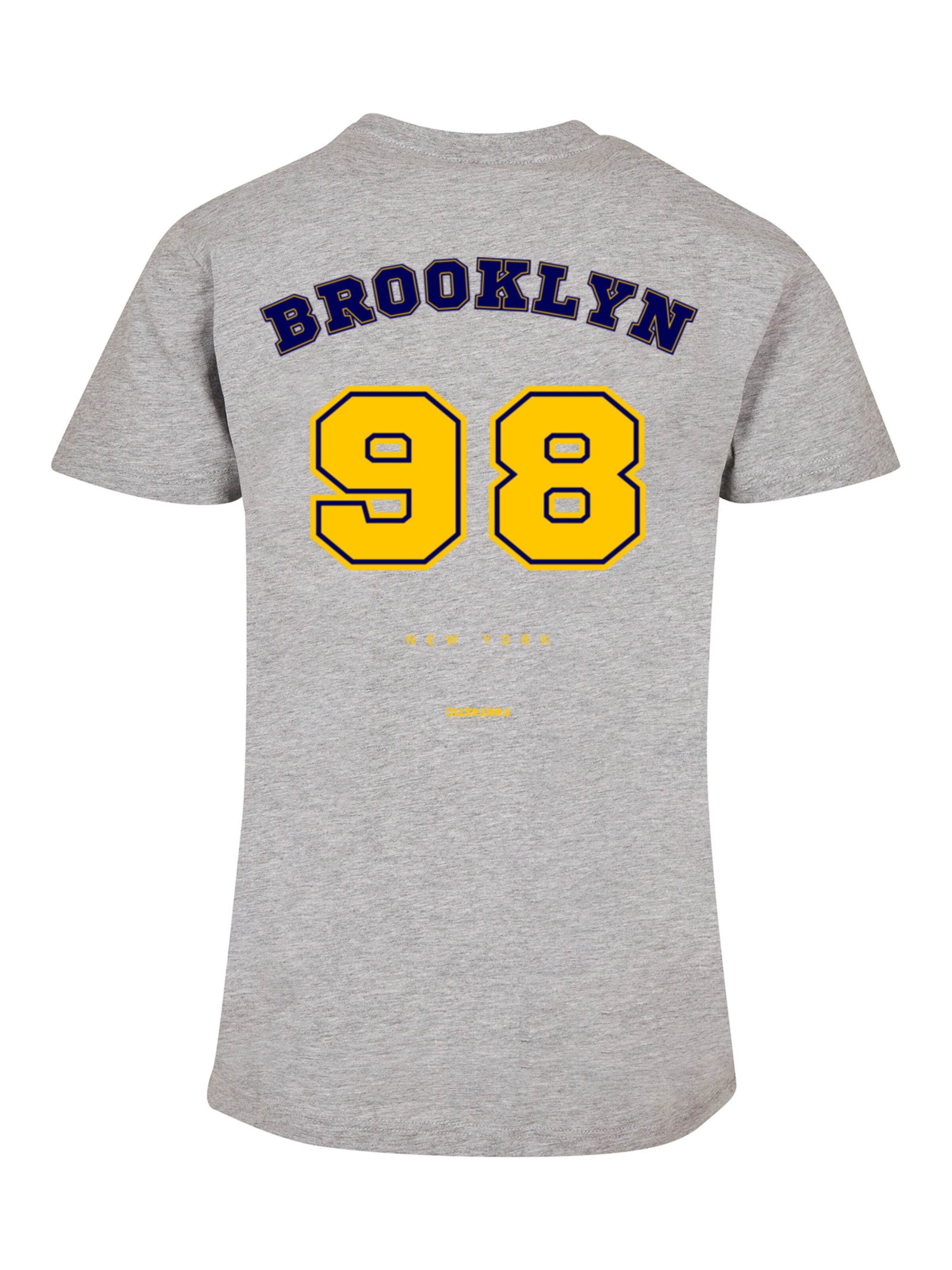 F4NT4STIC Shirt 'THE STREETS OF THE WORLD' in Grijs