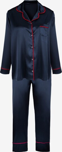 TruYou Pyjama in de kleur Marine / Knalrood, Productweergave