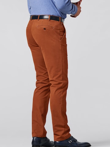Meyer Hosen Regular Chino Pants 'Roma' in Brown
