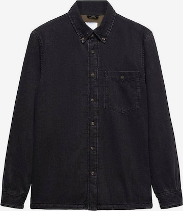 MANGO MAN Regular fit Button Up Shirt 'Blues' in Black: front