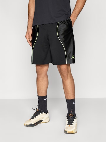 juoda Jordan Standartinis Sportinės kelnės: priekis