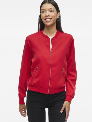 VILA Between-season jacket 'VIBUBBLE' in Red: front