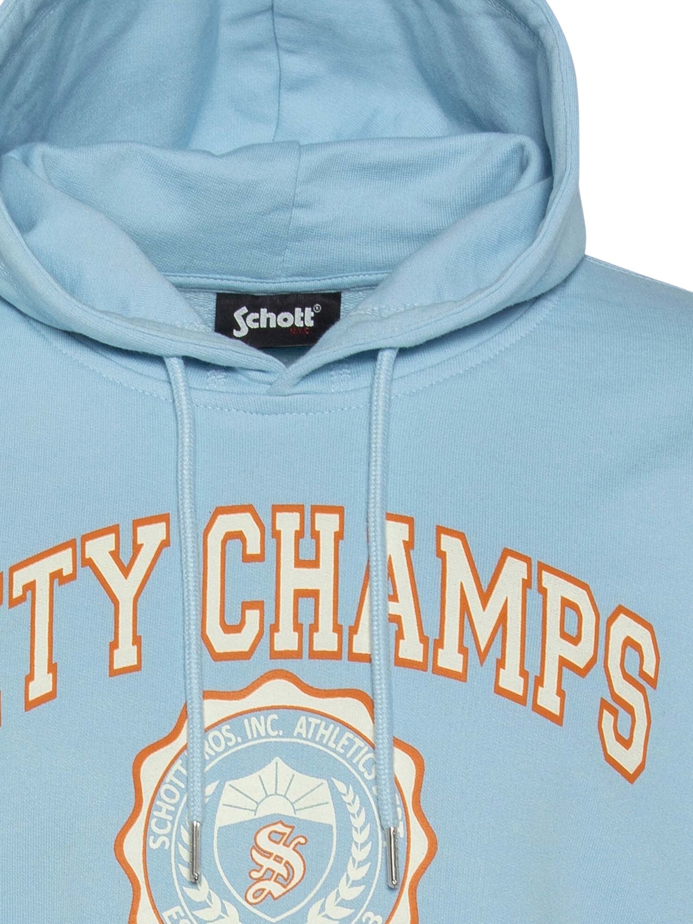 Schott NYC Sweatshirt 'Swivan2' i blå