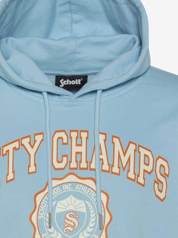 Schott NYC Sweatshirt 'Swivan2' in Blue