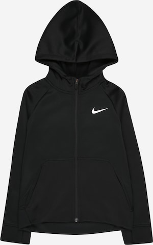 NIKE Sportsweatjacke in Schwarz: predná strana