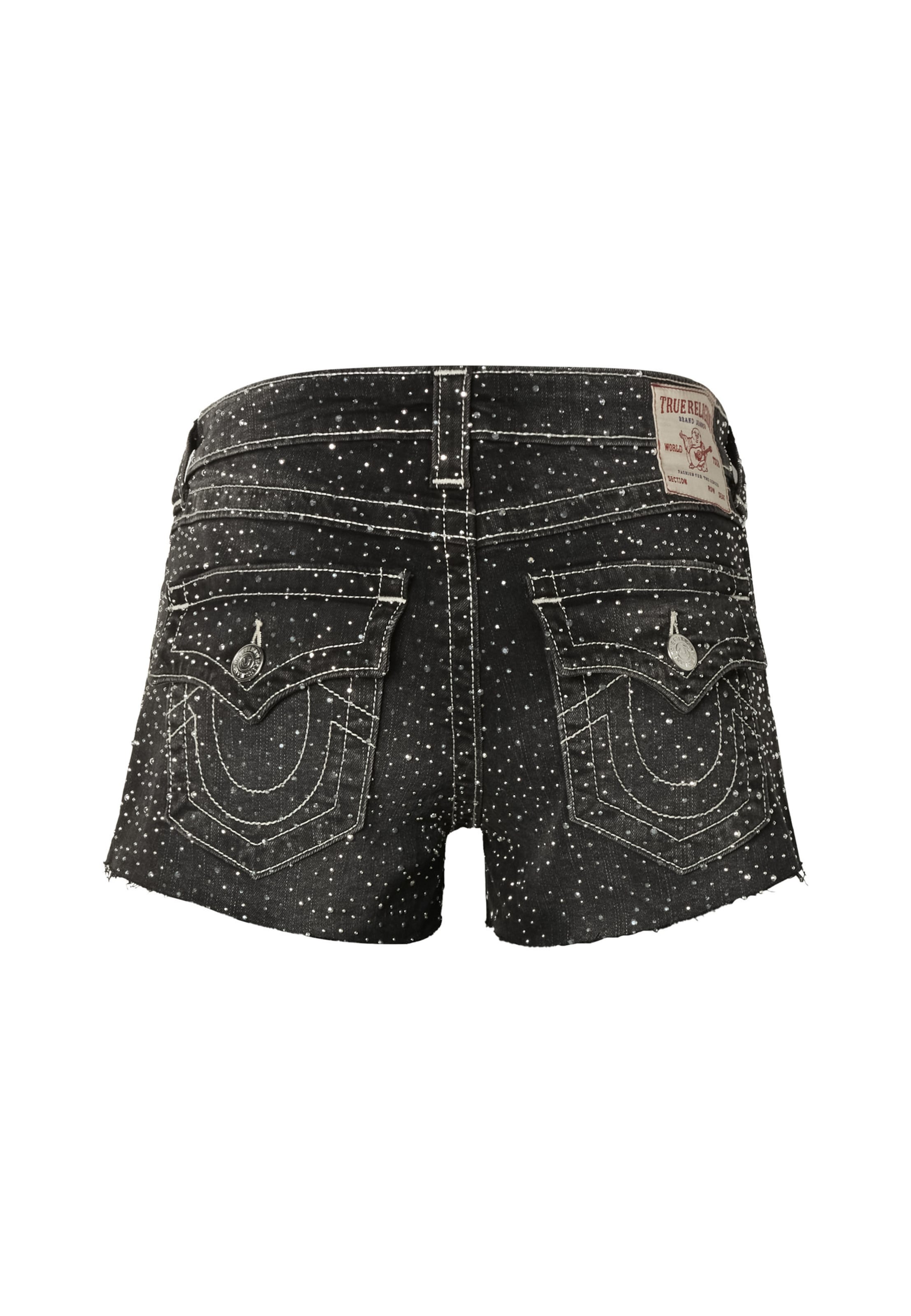 True Religion Slimfit Jeansy 'Joey' w kolorze czarny
