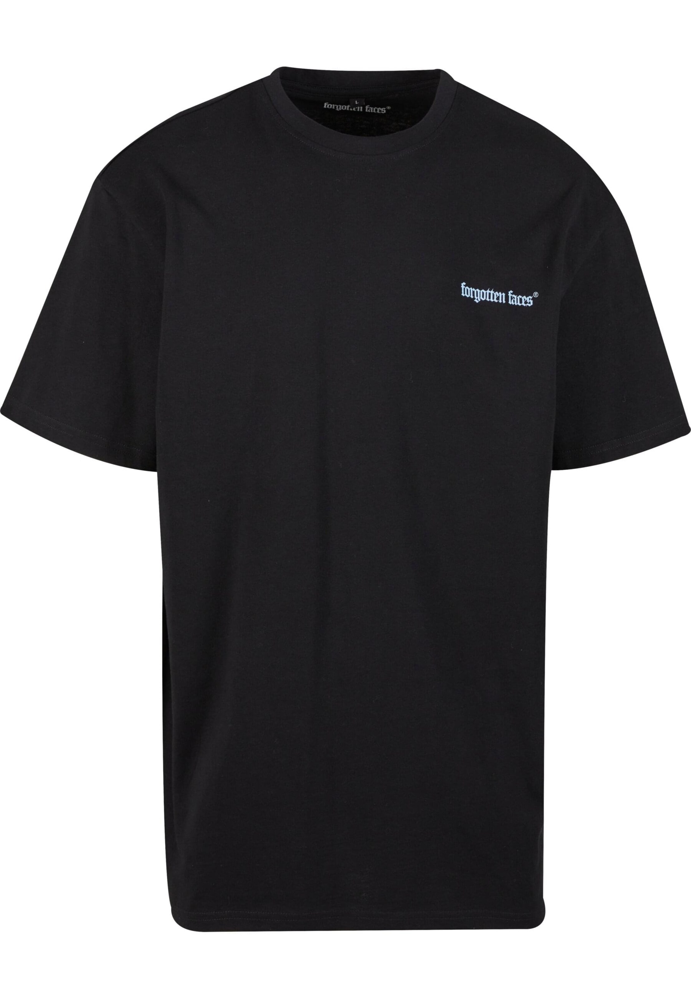 T-Shirt 'Punk Skull' Forgotten Faces en noir : devant