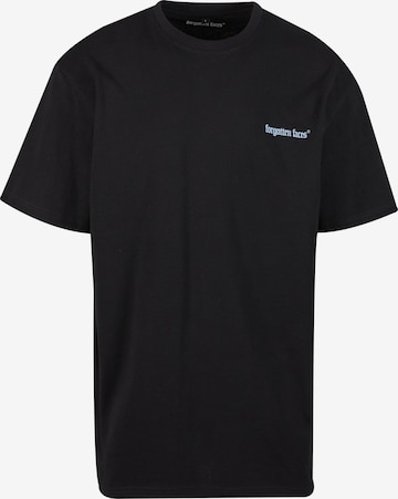 Forgotten Faces - Camisa 'Punk Skull' em preto: frente