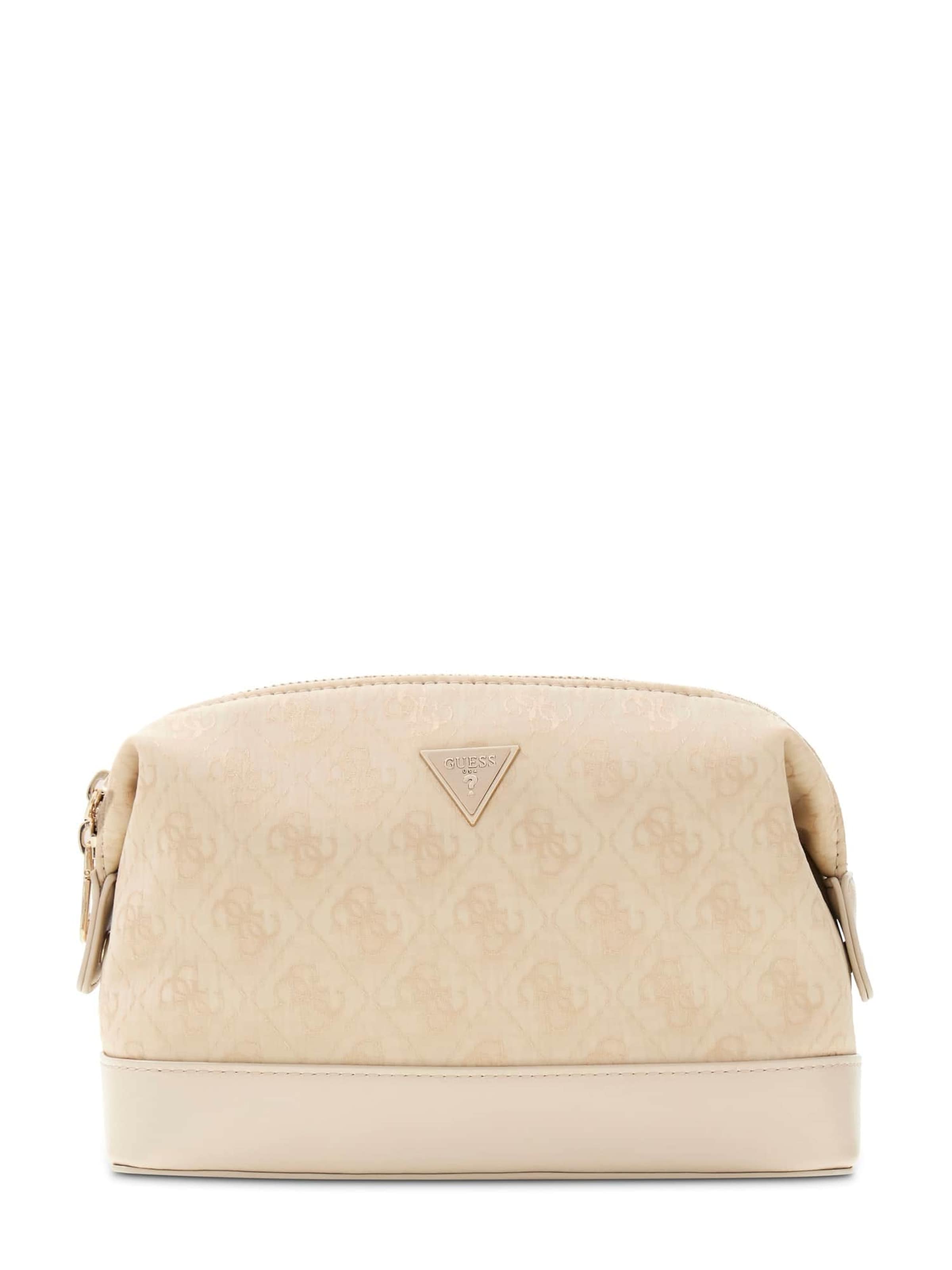 GUESS Kulturtasche in Beige: Vorderseite