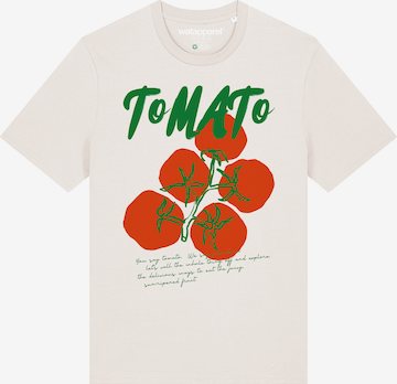 T-Shirt 'Tomato' Watapparel en blanc : devant