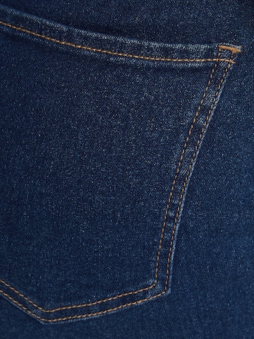 Bershka Skinny Jeans pajkice | modra barva