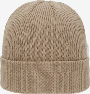 SELECTED HOMME Beanie in Brown: front