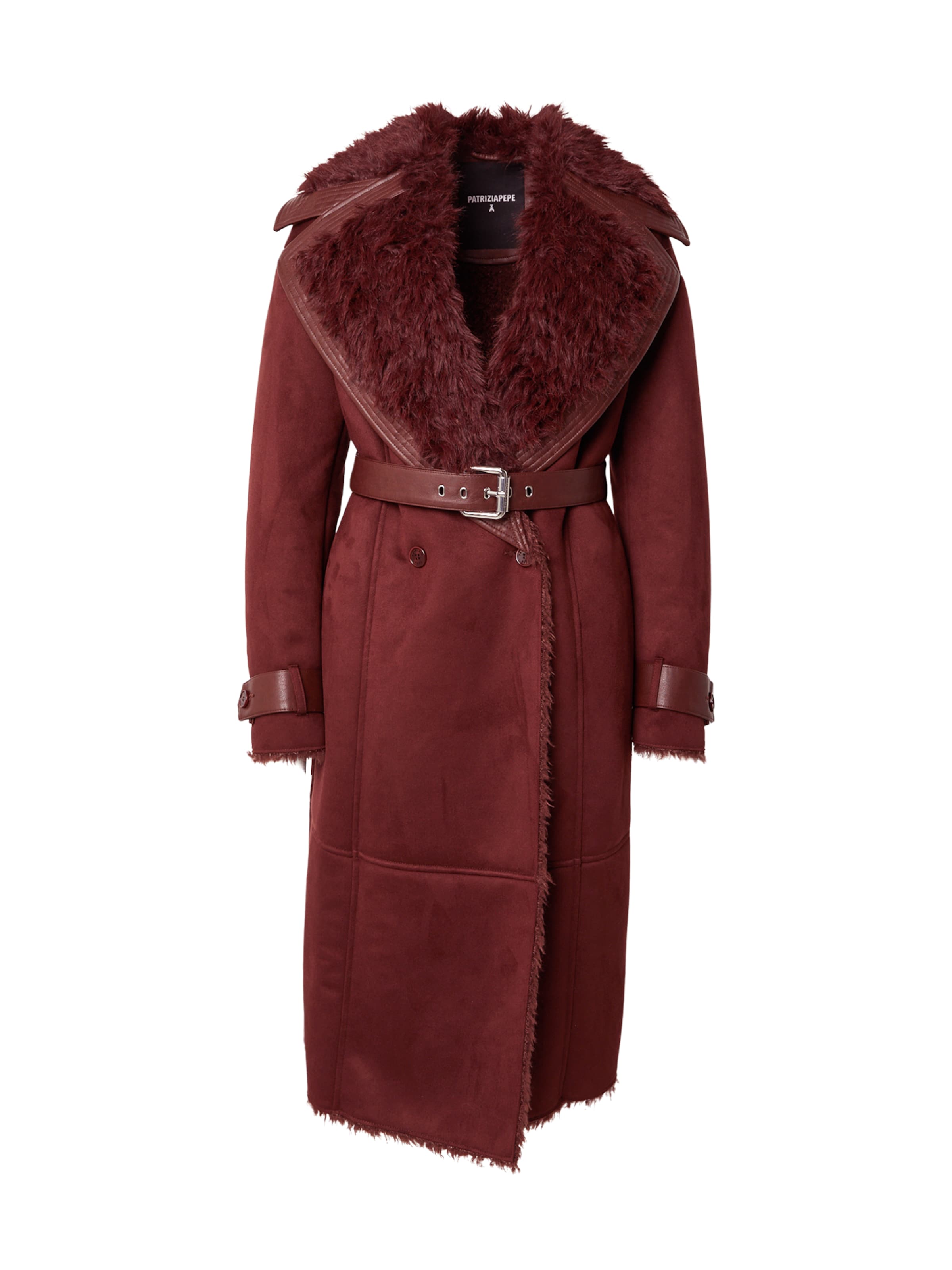 PATRIZIA PEPE Winter coat in XXS in Chestnut brown, Item view