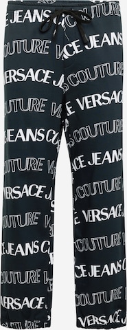 Tapered Pantaloni de la Versace Jeans Couture pe albastru: față