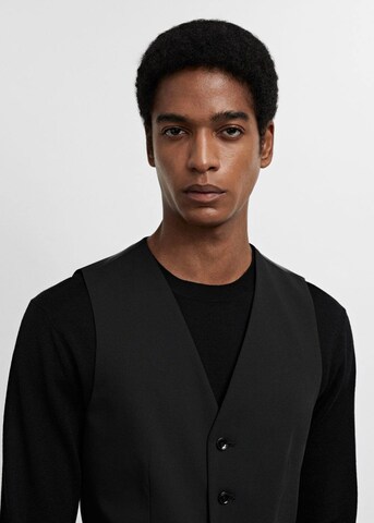 MANGO MAN Suit Vest 'Paulo' in Black