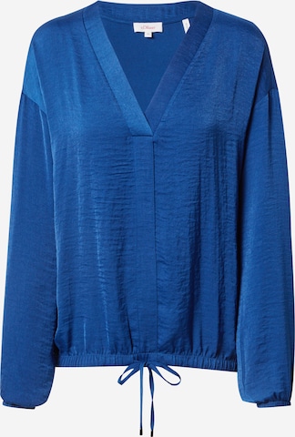 s.Oliver Shirt in Blauw: voorkant